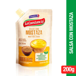 La constancia salsa con mostaza 200g