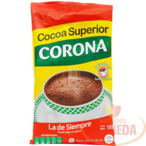 Chocolate corona cocoa superior en polvo 230g