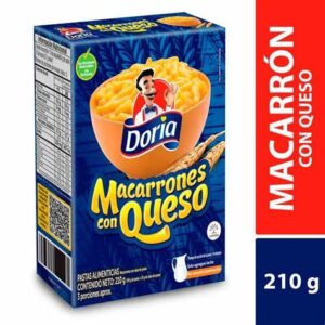 Doria Macarrones con queso 210g