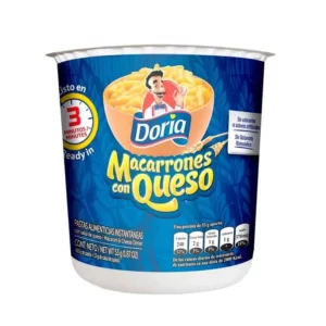 Doria Macarrones con queso pasta instantanea