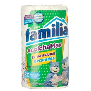 Familia acolchamax triple hoja 80 toallas decoradas